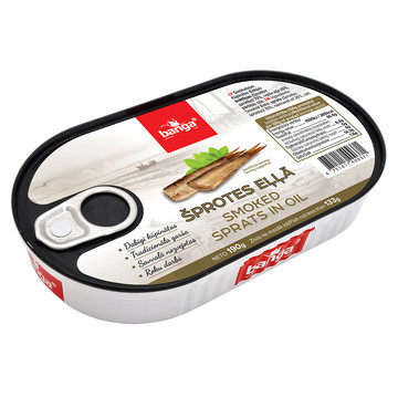 SMOKED SPRATS IN OIL 190G