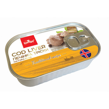 COD LIVER WITH BAY LEAF AND BLACK PEPPER 115G